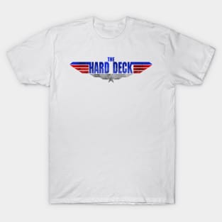 Top Gun Maverick Logo The Hard Deck Retro Vintage Red Blue T-Shirt